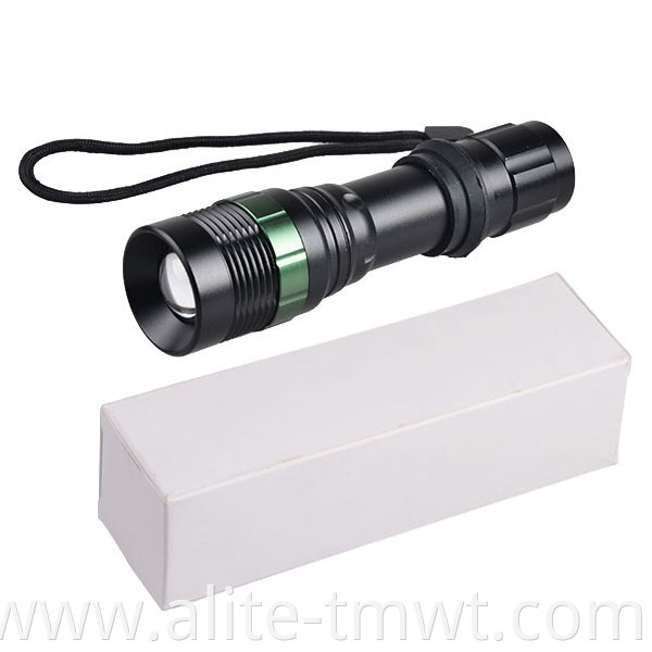 3W 625nm Long Range Fire Emergency Red LED Flashlight Night Hunting Torch Light